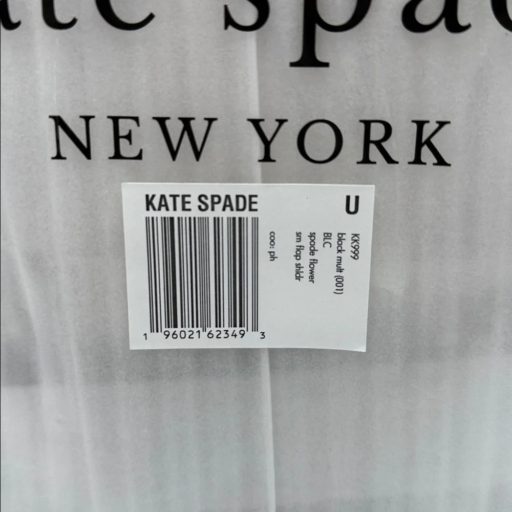 Kate Spade Spade Flower Small Flap Shoulder Bag Black Multi